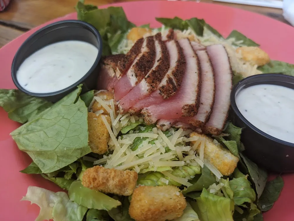 Seared Ahi Tuna Caesar Salad